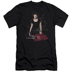 Ncis - Mens Goth Crime Fighter Premium Slim Fit T-Shirt