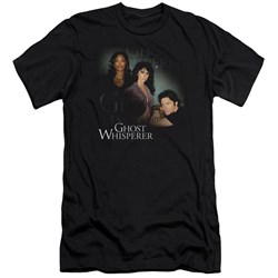 Ghost Whisperer - Mens Diagonal Cast Premium Slim Fit T-Shirt