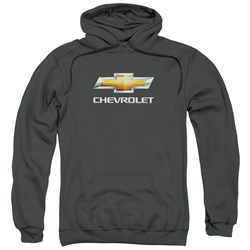 Chevrolet - Mens Chevy Bowtie Stacked Pullover Hoodie