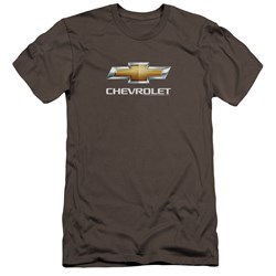 Chevrolet - Mens Chevy Bowtie Stacked Premium Slim Fit T-Shirt