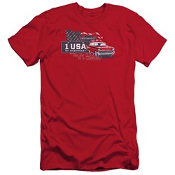 Chevrolet - Mens See The Usa Slim Fit T-Shirt