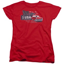 Chevrolet - Womens See The Usa T-Shirt