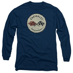 Chevrolet - Mens Old Vette Long Sleeve T-Shirt