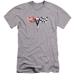 Chevrolet - Mens 2Nd Gen Vette Nose Emblem Premium Slim Fit T-Shirt