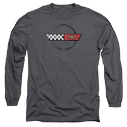 Chevrolet - Mens 4Th Gen Vette Logo Long Sleeve T-Shirt