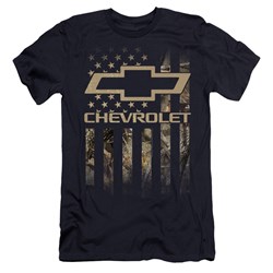 Chevrolet - Mens Camo Flag Premium Slim Fit T-Shirt
