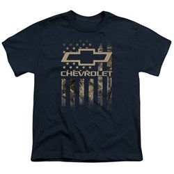 Chevrolet - Youth Camo Flag T-Shirt