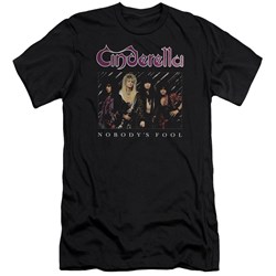 Cinderella - Mens Nobodys Fool Premium Slim Fit T-Shirt