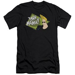 Johnny Bravo - Mens Oohh Mama Premium Slim Fit T-Shirt