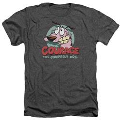 Courage The Cowardly Dog - Mens Courage Heather T-Shirt