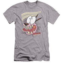 Courage The Cowardly Dog - Mens Scaredy Dog Premium Slim Fit T-Shirt