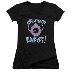 Adventure Time - Juniors Lump Off V-Neck T-Shirt