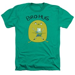 Adventure Time - Mens Bro Hug Heather T-Shirt