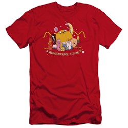 Adventure Time - Mens Outstretched Premium Slim Fit T-Shirt