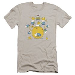 Adventure Time - Mens Finn&Jake Group Premium Slim Fit T-Shirt