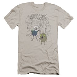 Adventure Time - Mens Sugar Zombies Premium Slim Fit T-Shirt