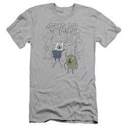 Adventure Time - Mens Sugar Zombies Slim Fit T-Shirt
