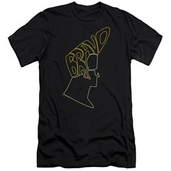 Johnny Bravo - Mens Bravo Hair Premium Slim Fit T-Shirt