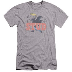 Johnny Bravo - Mens Stud Premium Slim Fit T-Shirt