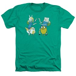 Adventure Time - Mens Meet Up Heather T-Shirt