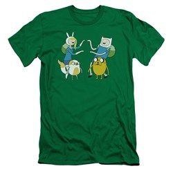 Adventure Time - Mens Meet Up Slim Fit T-Shirt