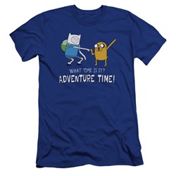 Adventure Time - Mens Fist Bump Premium Slim Fit T-Shirt