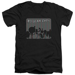 Regular Show - Mens Rgb Group V-Neck T-Shirt