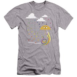 Adventure Time - Mens Lady In The Rain Premium Slim Fit T-Shirt