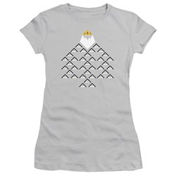 Adventure Time - Juniors Ice King Triangle T-Shirt