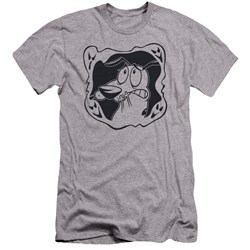 Courage The Cowardly Dog - Mens Ghost Frame Premium Slim Fit T-Shirt