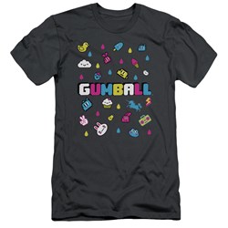 Amazing World Of Gumball - Mens Fun Drops Slim Fit T-Shirt