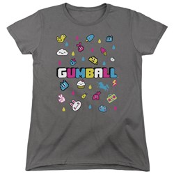 Amazing World Of Gumball - Womens Fun Drops T-Shirt