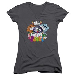 Amazing World Of Gumball - Juniors Happy Place V-Neck T-Shirt