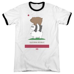 We Bare Bears - Mens Cali Stack Ringer T-Shirt