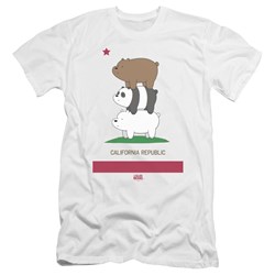 We Bare Bears - Mens Cali Stack Premium Slim Fit T-Shirt