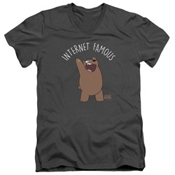We Bare Bears - Mens Internet Famous V-Neck T-Shirt