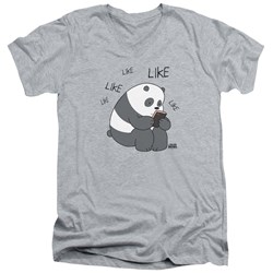We Bare Bears - Mens Like Like Like V-Neck T-Shirt