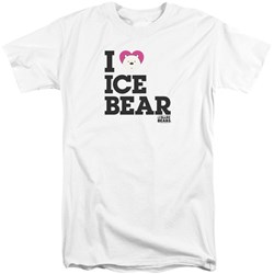 We Bare Bears - Mens Heart Ice Bear Tall T-Shirt