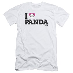 We Bare Bears - Mens Heart Panda Slim Fit T-Shirt