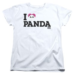 We Bare Bears - Womens Heart Panda T-Shirt