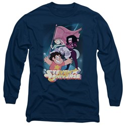 Steven Universe - Mens Crystal Gem Flag Long Sleeve T-Shirt