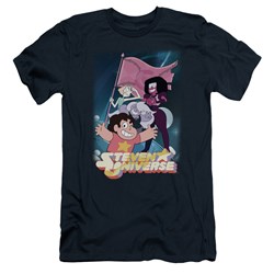 Steven Universe - Mens Crystal Gem Flag Slim Fit T-Shirt
