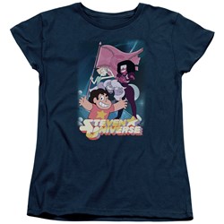 Steven Universe - Womens Crystal Gem Flag T-Shirt