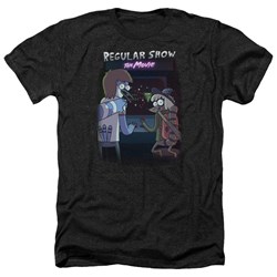 Regular Show - Mens Rs The Movie Heather T-Shirt
