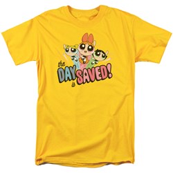 Powerpuff Girls - Mens The Day Is Saved T-Shirt