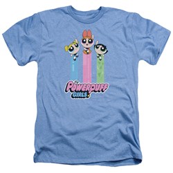 Powerpuff Girls - Mens The Girls Fly Heather T-Shirt