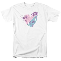 Powerpuff Girls - Mens Powerpuff Heart T-Shirt