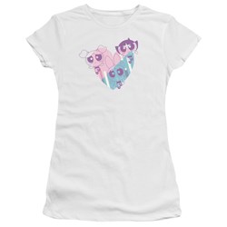 Powerpuff Girls - Juniors Powerpuff Heart T-Shirt
