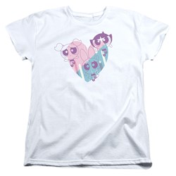 Powerpuff Girls - Womens Powerpuff Heart T-Shirt