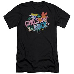 Powerpuff Girls - Mens Girls Rock Premium Slim Fit T-Shirt